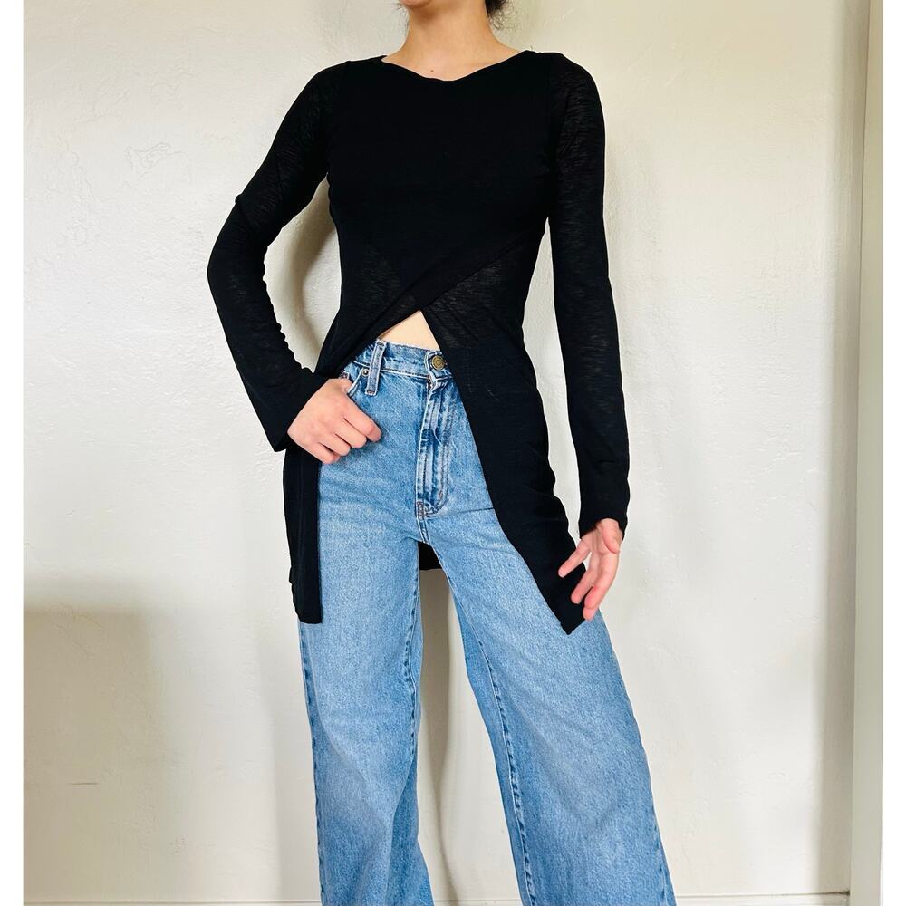 Charlotte Russe Black Y2K top